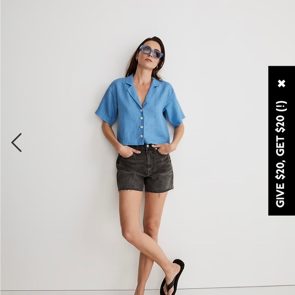 Madewell 100% Linen Resort Shirt - Picture 4 of 6